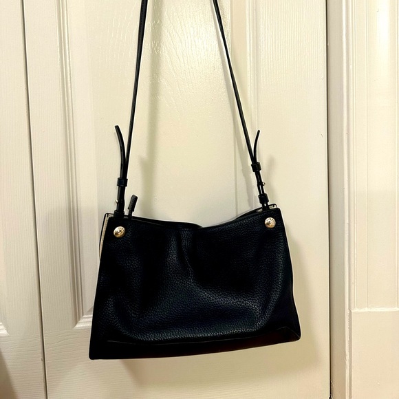 Rag & Bone Deep Blue Suede Crossbody - Picture 2 of 5